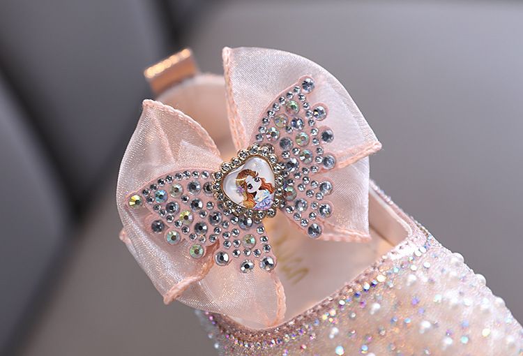 Version Mädchen Kleine, Mittlere Und Große Kinder Prinzessin Einzelne Schuhe Leder Schuhe Tanzschuhe Performance Schuhe_voghion.com