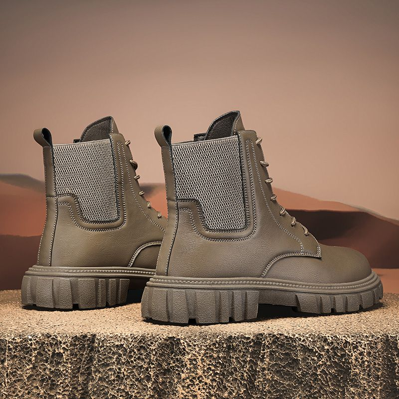 Nei High Top Martin Stiwwelen, fashionable trendy Schong, Outdoor Aarbechtskleedung, villsäiteg Häre Schong_voghion.com