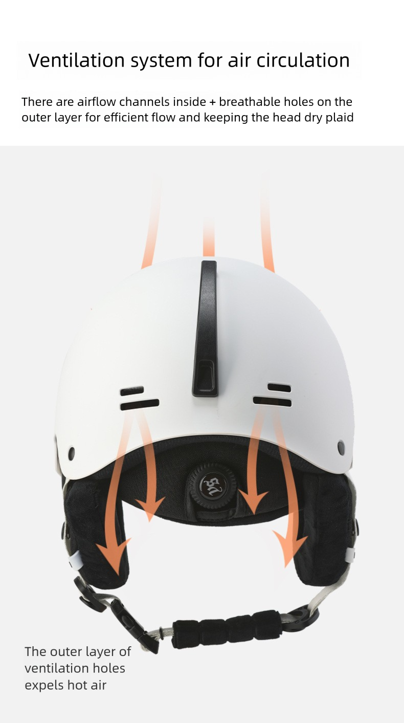 Professionelle Carbonfaser-Neuheit für Erwachsene und Kinder, warme Single- und Doubleboard-Mütze, integrierter Skihelm_voghion.com
