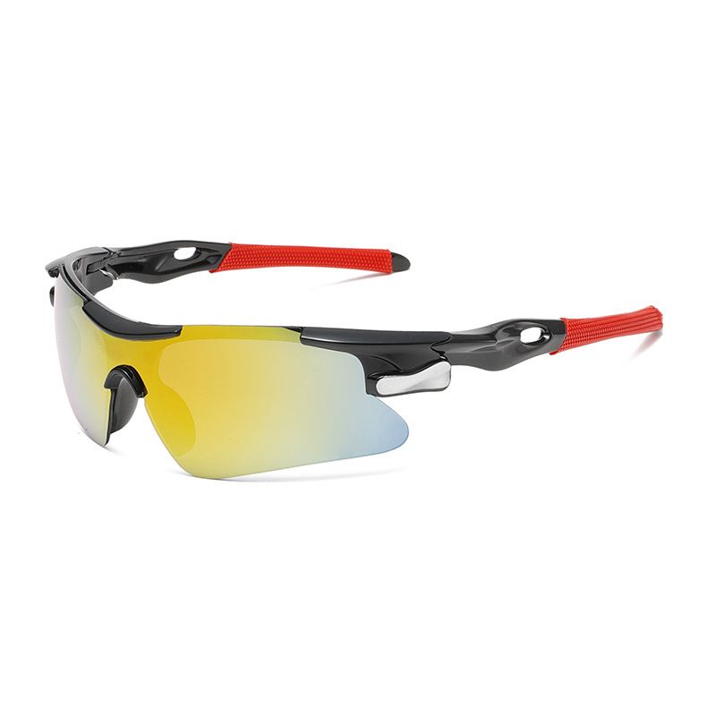 Lunettes de soleil unisexes demi-montures pour moto, vélo, protection UV, pour l'extérieur_voghion.com
