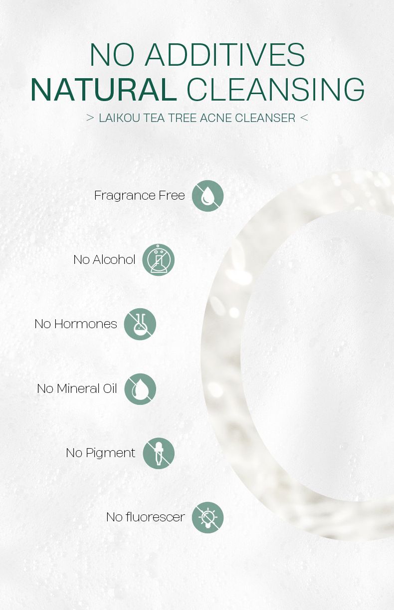 LAIKOU Teafa Arctisztító 50g Hidratáló Tisztító Arctisztító Angol Csomagolás_voghion.com