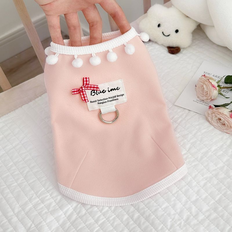 Chaleco de algodón fino para mascotas, perros y gatos, de primavera, ultra suave, con bloques de color, ideal para todas las estaciones, universal, capa base._voghion.com