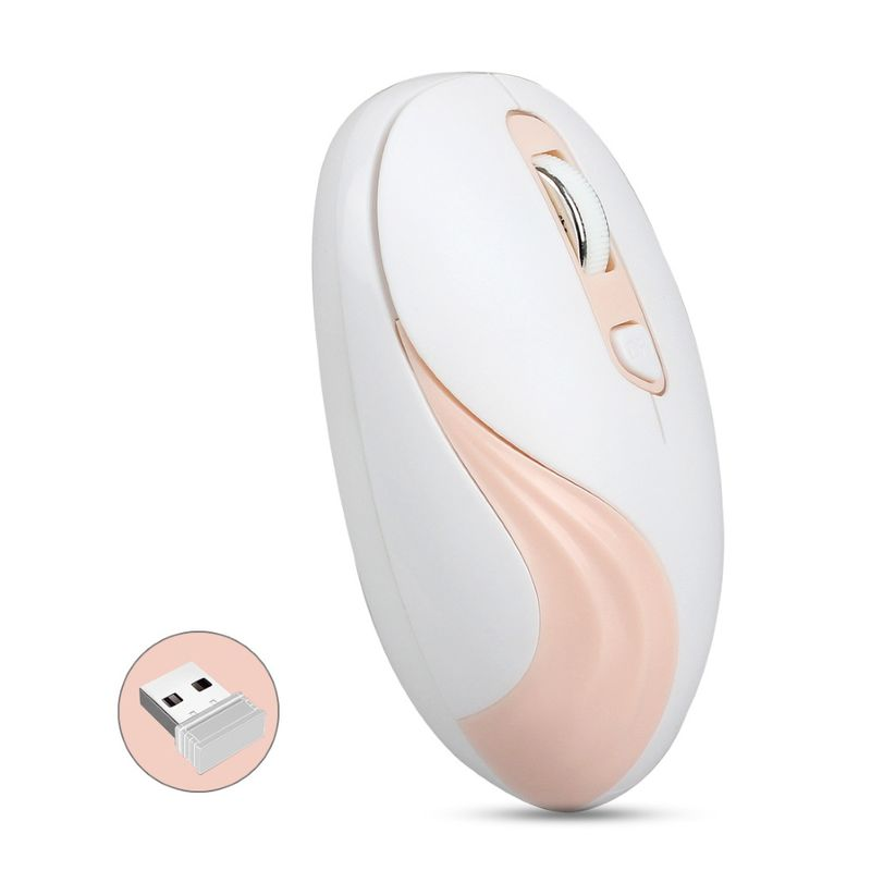 Xinweiqing G833 Mini bærbar 2.4G trådløs mus med USB-modtager til bærbar/computer_voghion.com