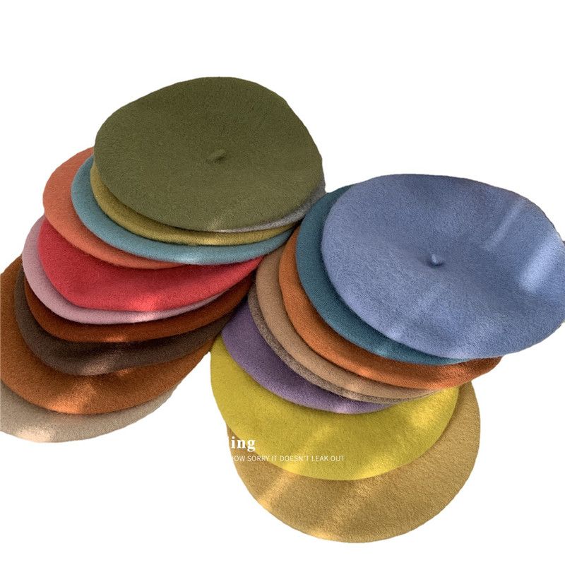 Neuheiten Elegante Wolle Künstler Maler Neue Winter Klassische Heiße Frauen Mädchen Weibliche Verdickte Woll Französisch Hut Baskenmütze Kappe Gorros_voghion.com
