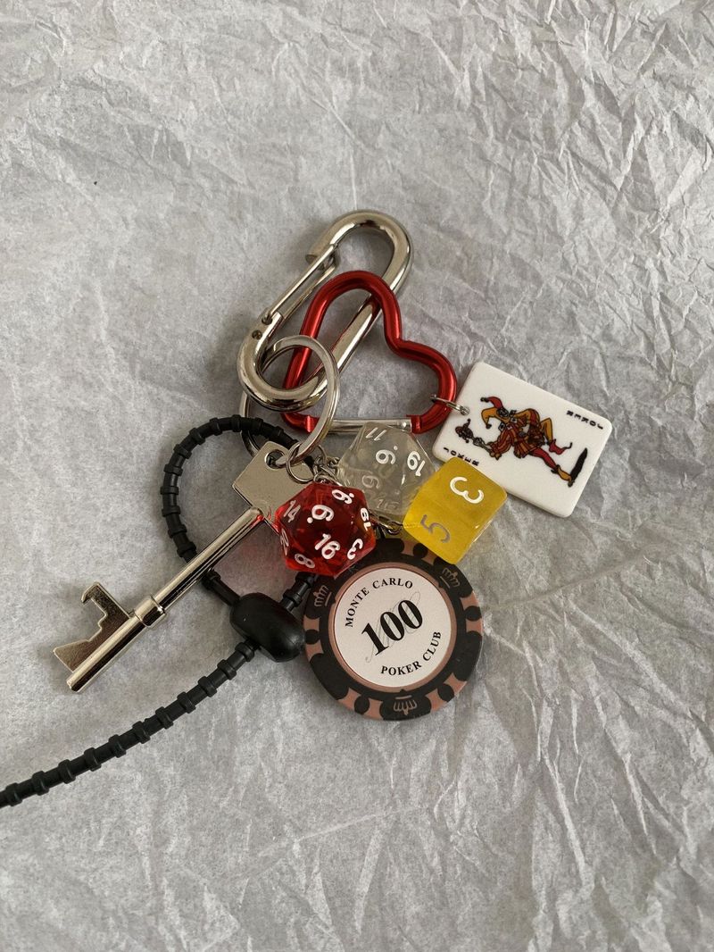Ironworks King's Original High Grade Keychain Ins Niche Bag Pendant Cleanfit Trendy Pendant_voghion.com