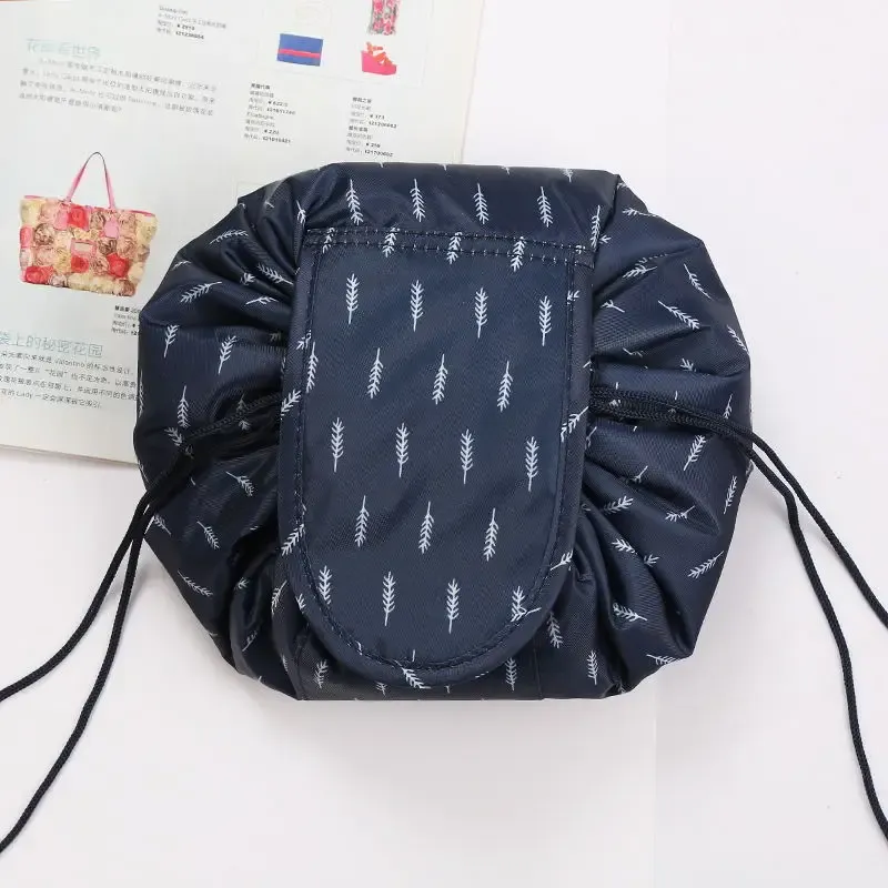 Wasserdichte Make-up-Tasche mit Kordelzug für die Aufbewahrung von Reise-Toilettenartikeln für Damen_voghion.com