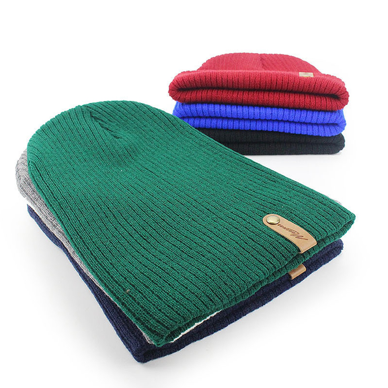 Neue Wintermütze für Frauen, gestrickt, Korea-Mütze, Thic Sullies-Hut, Herbst, im Freien, warme Streetwear-Caps, Rot, Schwarz, Weiß_voghion.com