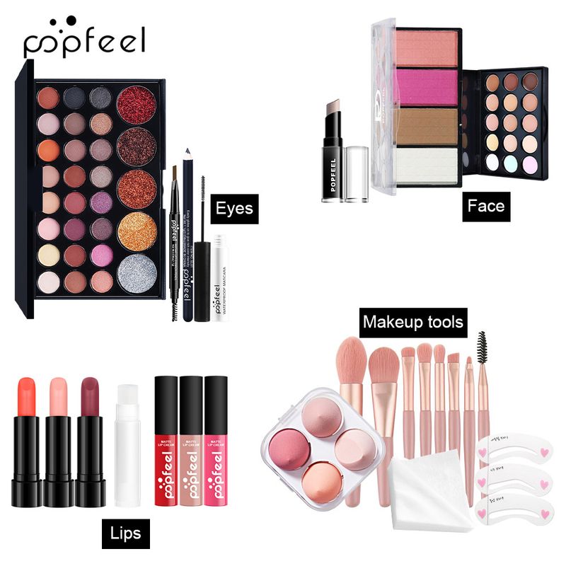 Makeup Sets Christmas Cosmetics Set Makeup Stage Girl Festival Performance Makeup_voghion.com