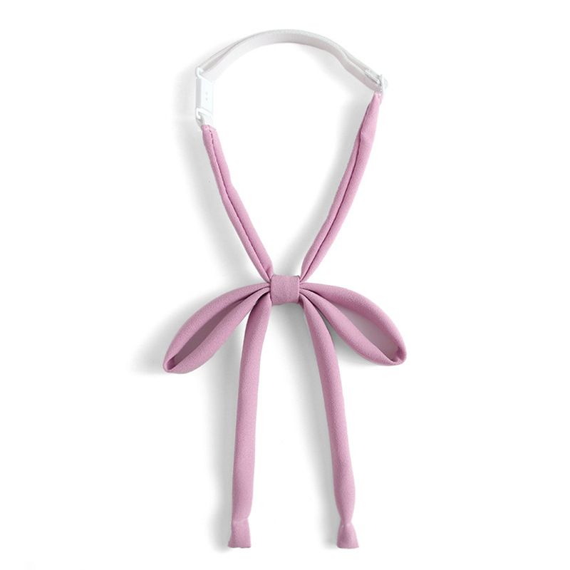 JK No Knotting Solid Color Neck Rope School Uniform Sailor Suit Accessories Bow Tie_voghion.com