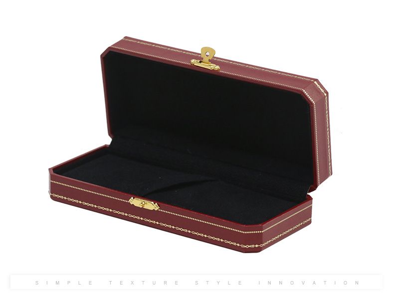 Rectangular Watch Box Classical Necklace High-end Gift Box Pu Clamshell Watch Storage Jewelry Box_voghion.com