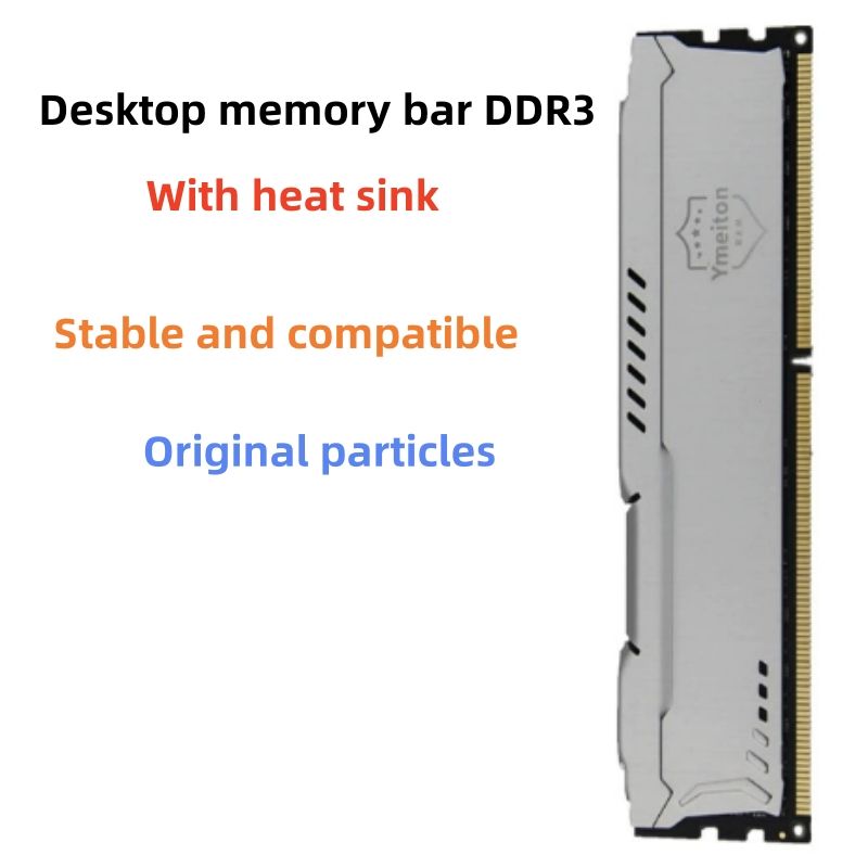 Mémoire RAM DDR3 4 Go 8 Go 1600 MHz avec dissipateur thermique - Mémoire de bureau haute performance avec protection contre le refroidissement_voghion.com