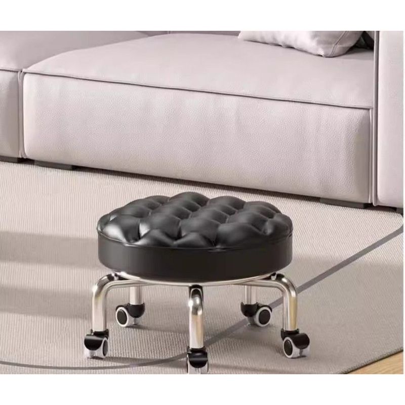 Universalrad, klein, niedrig, für Zuhause, runde Nahtreparatur, rotierende Pediküre, Geh-Lernhocker für Kinder mit leisen Rädern_voghion.com