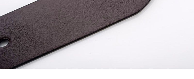 HOT HIDUP Top Quality Pure Solid Cowhide Leather for Pin Smooth Men Cow Strap Vintage Belts 38mm Width Without Buckle NWJ627_voghion.com