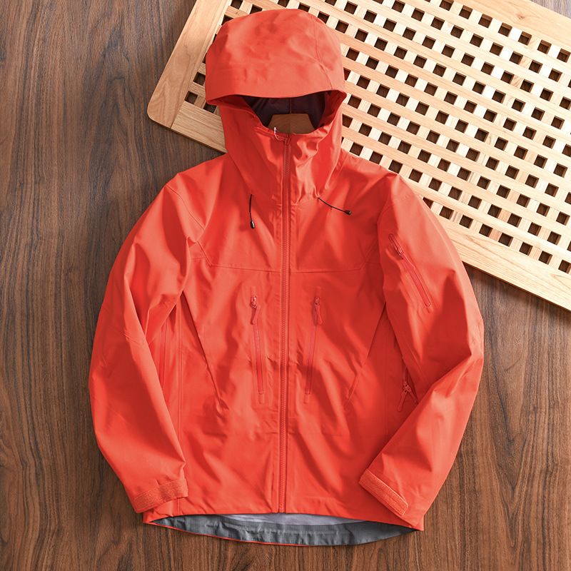 Men's Clothing climbing series spring men's full rubberized rainproof hard shell ski jacket functional assault jacket_voghion.com