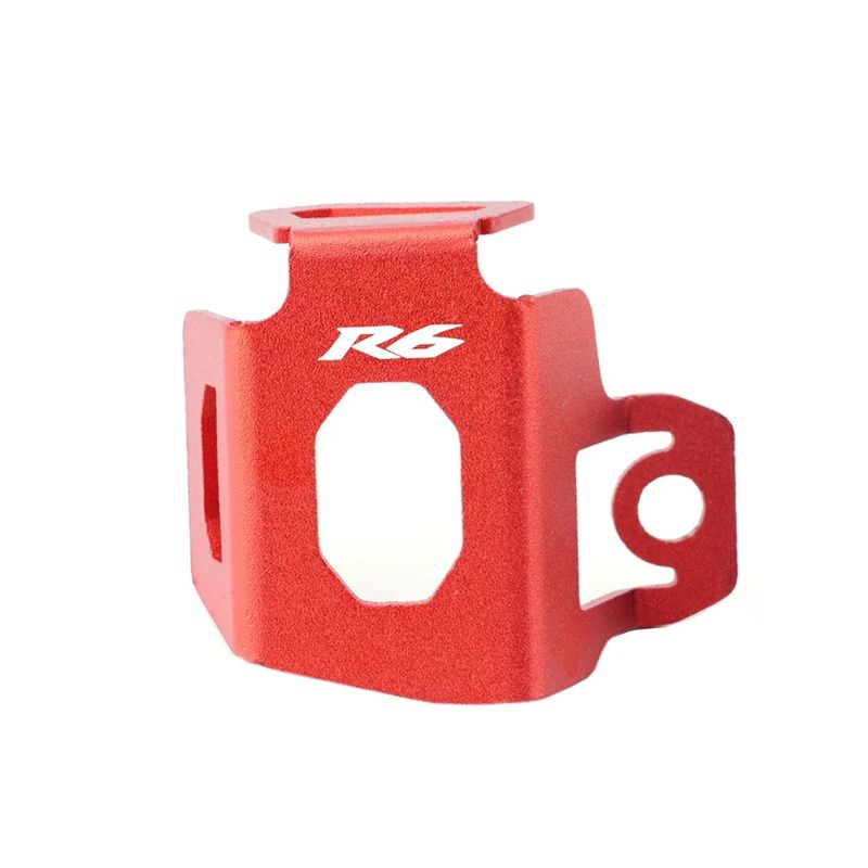 PARA YZF R6 YZFR6 YZF-R6 Accesorios de motocicleta Cubierta protectora de depósito de líquido de freno trasero de aluminio CNC_voghion.com