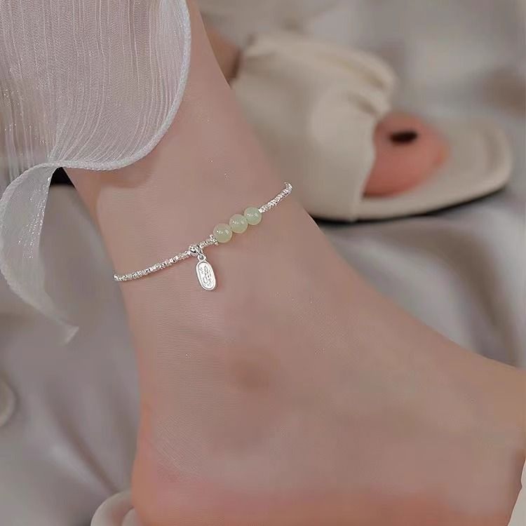 S Pure Silver Bell 2024 Nova Luz Luxo Nicho High-end Fragmento Sentido Paz Tornozeleira_voghion.com