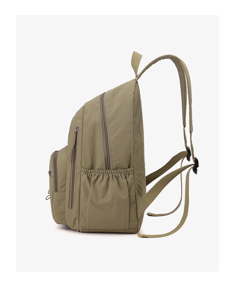 Sac à dos ultra-léger et imperméable en nylon parachute pour femme, grande capacité, tendance et de niche_voghion.com