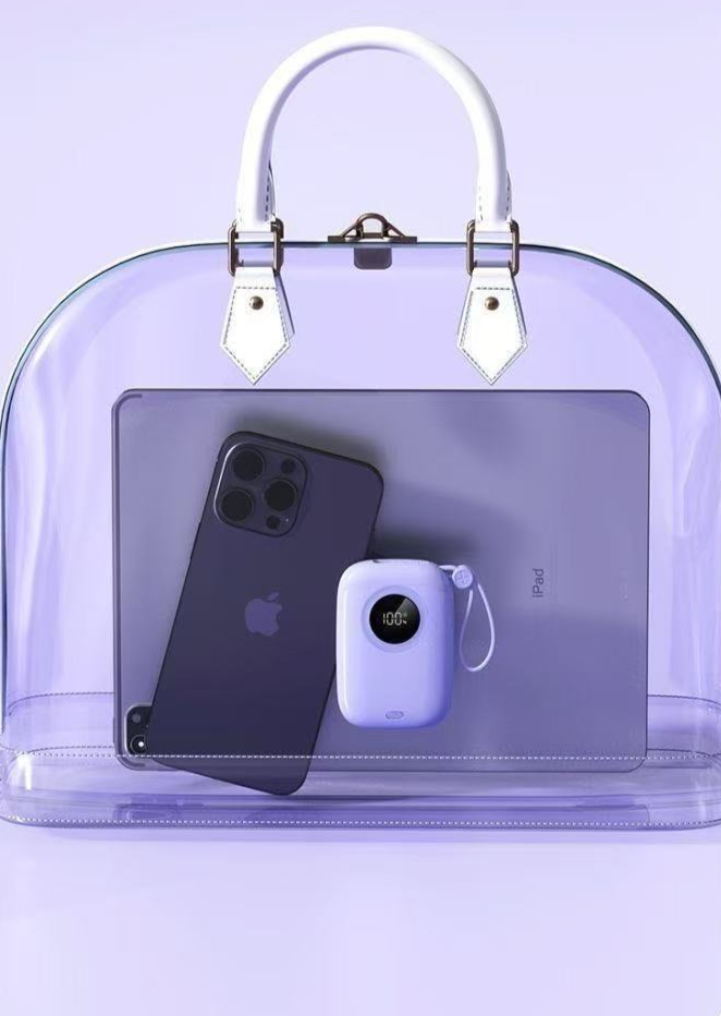 New 120W Power Bank 20000mAh Fast Charging Built-in Cable Large Capacity Compatible With Huawei Android Phones_voghion.com