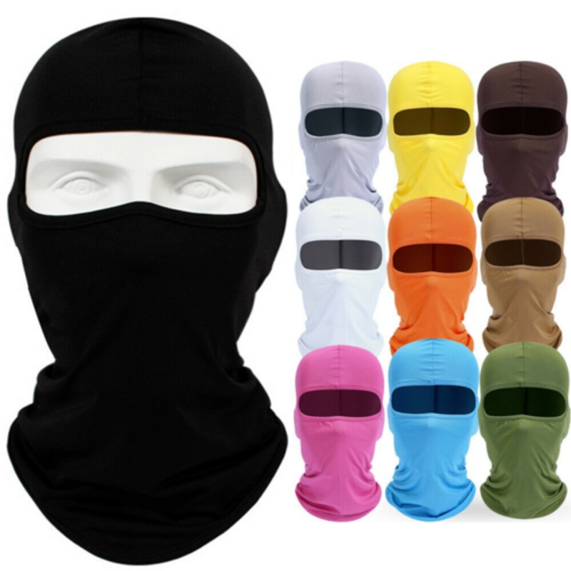 Pasamontañas fina protección ultravioleta, gorro de esquí para el sol, máscara táctica, para hombres y mujeres_voghion.com