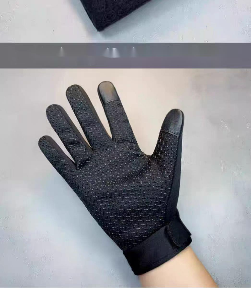 Waterdichte winter- en outdoor motorhelm voor heren, warm, zacht, dik en winddicht touchscreen, anti-slip en bescherming tegen vallen en vallen_voghion.com