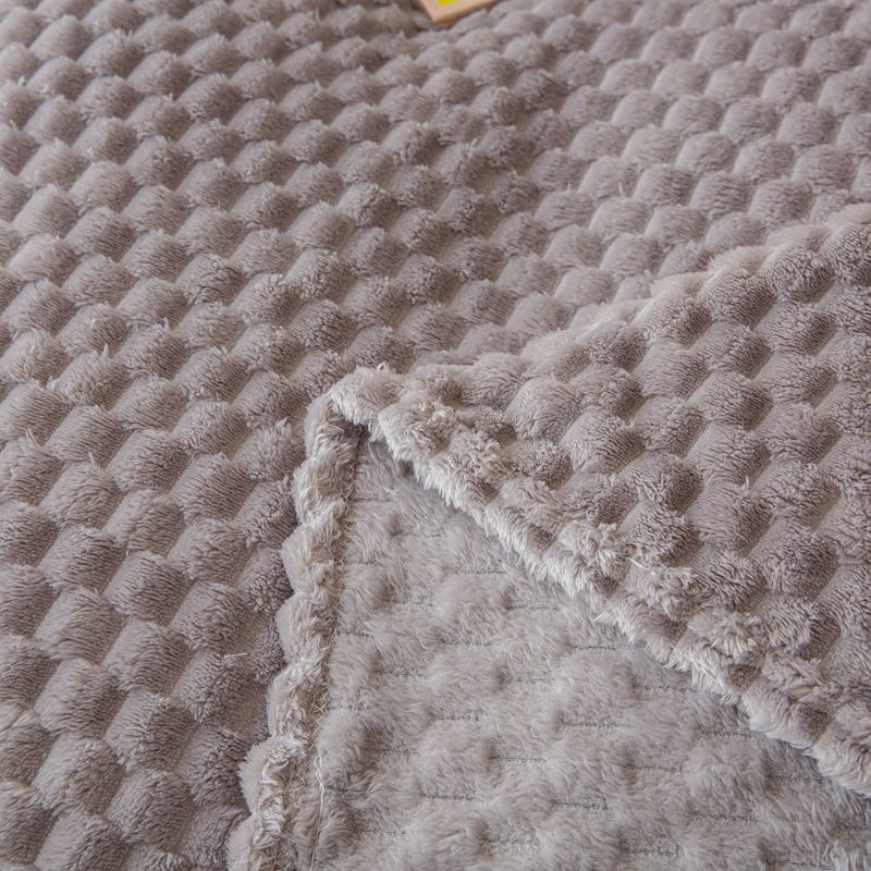 Coperta di flanella di lusso color tartaruga dorata, tinta unita, per ufficio, divano, letto, coperta regalo ultra morbida con regolazione della temperatura._voghion.com