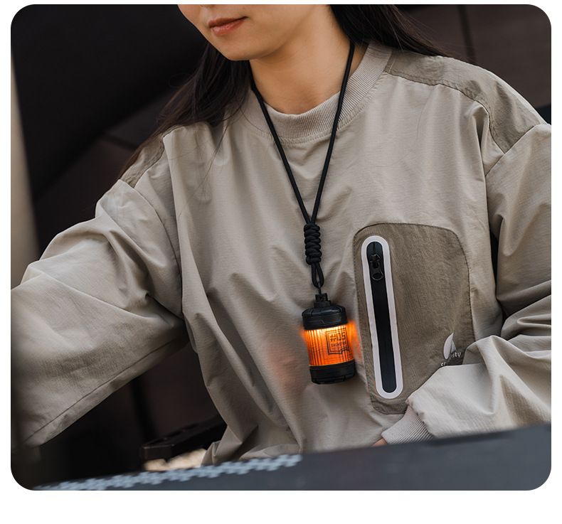 19-LED Rechargeable Camping Lantern - 360° Adjustable Light, 10000mAh Power Bank, IPX5 Waterproof, Compact 8x8x8cm (Multiple Colors)_voghion.com