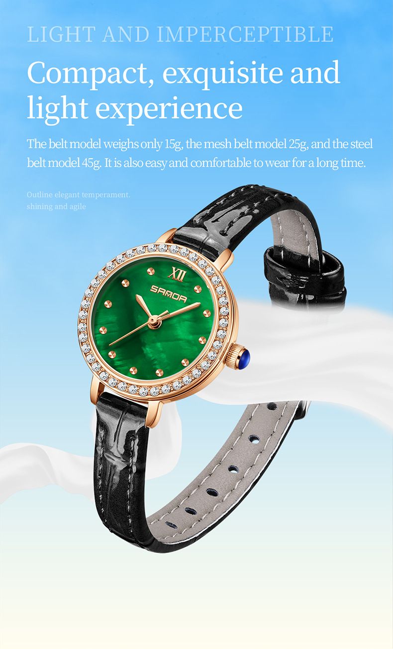 Elegante Damenuhr mit Diamantakzenten, Perlmuttzifferblatt und wasserdichtem Quarzwerk – perfekt für jeden Tag_voghion.com