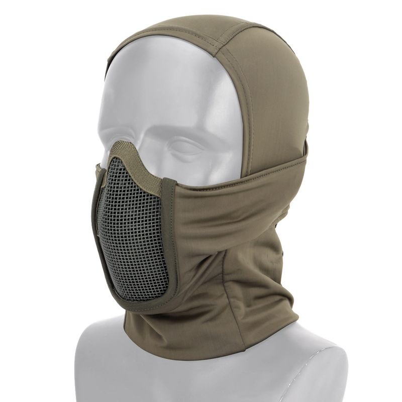 QFV50704555550<== Cross-Border Outdoor Dustproof Sunproof Cycling Face Mask Windproof Neck Warmer Breathable Steel Mesh Tactical_voghion.com