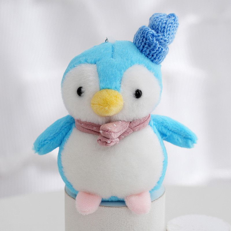 Niedlicher Pinguin-Schlüsselanhänger, Rucksack-Accessoire, weiches Stofftier (12 cm)_voghion.com