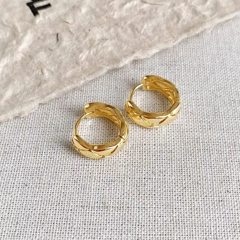 Orecchini a cerchio in metallo con goccia d'acqua, nuovi, di lusso, di alta gamma, per donne, eleganti, in oro_voghion.com