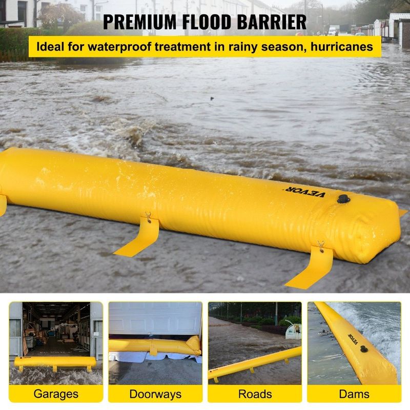 Effect For Diversion X Bag 24 Excellent Flood PVC In Length 12 Reusable Water Ft With Used Height Waterproof Tubes Lightweight_voghion.com