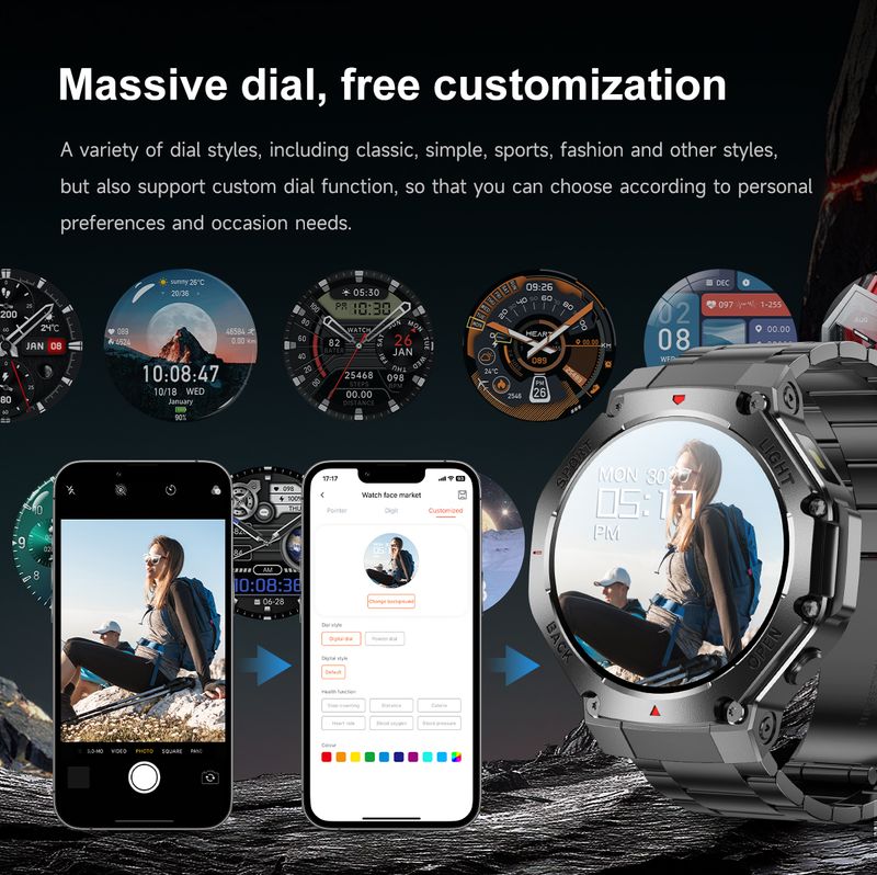 Nuovo Huawei Watch TR3 Smart Watch 1.53 pollici HD AMOLED Screen NFC GPS Tracker Bluetooth Chiamata Monitoraggio della salute Orologio Uomo Donna_voghion.com