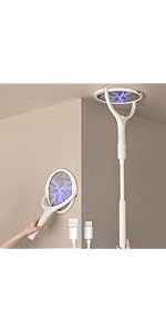 GeckoMan 20W Zapper Zanzare Silenzioso per Interni con Spettro Ibrido e 2 Lampadine di Ricambio_voghion.com