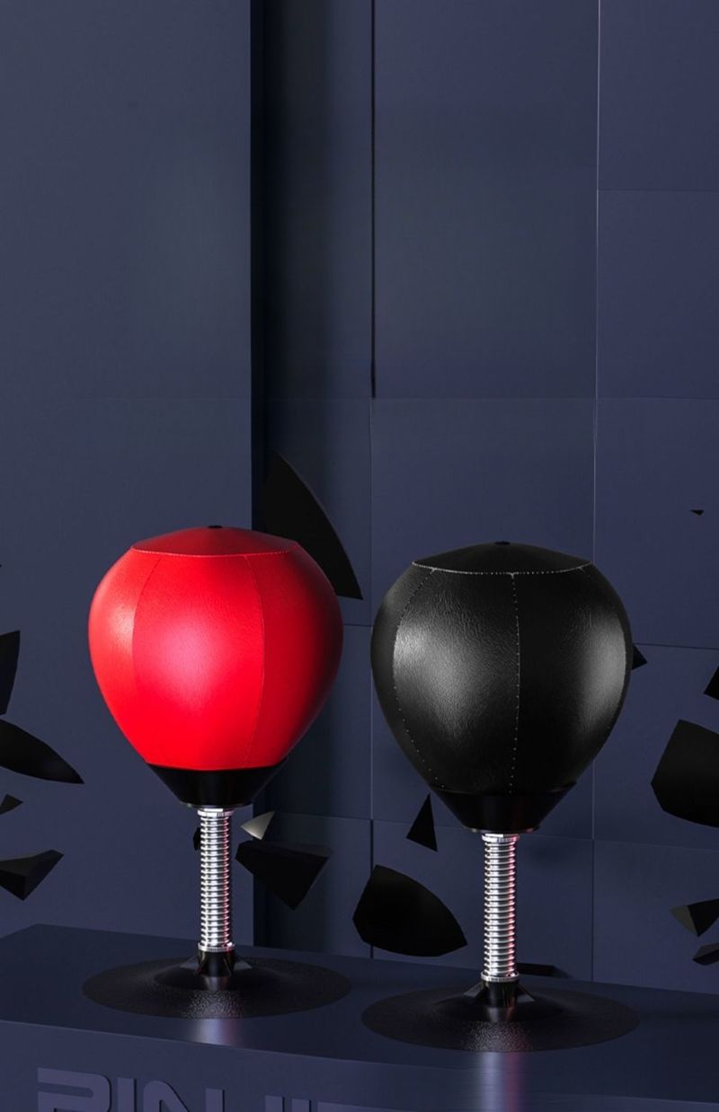 Palla da boxe da tavolo per bambini, attrezzatura per allenamento, sollievo dallo stress, decompressione, ventosa per la casa_voghion.com