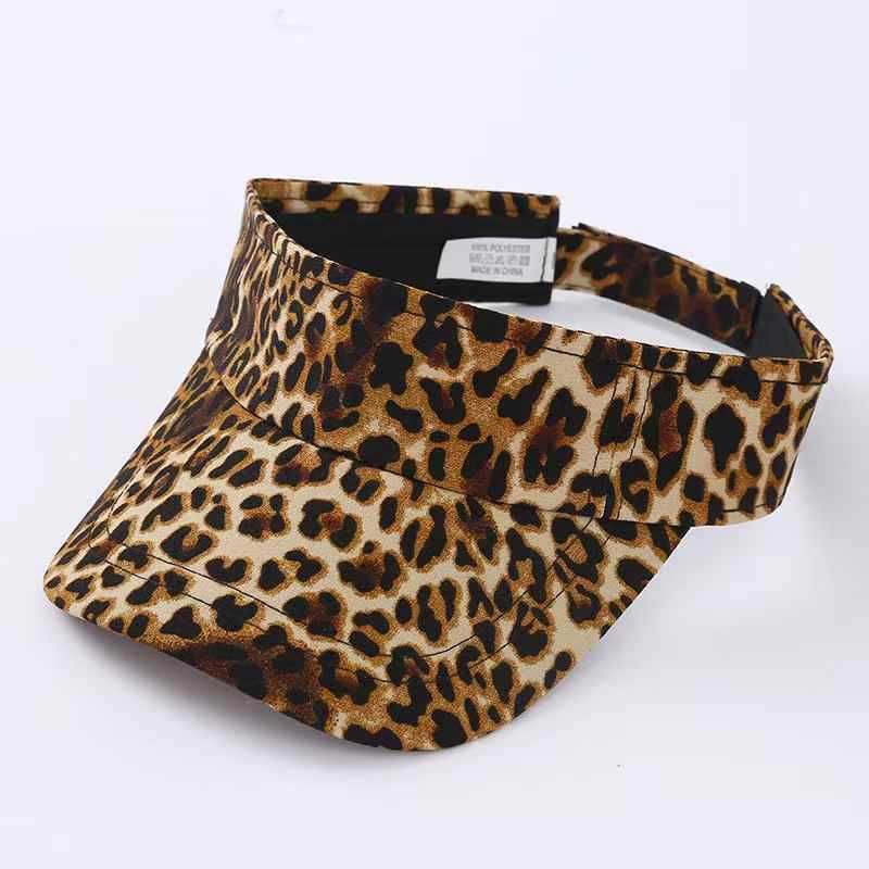 Spring And Autumn Literary Leopard Print Baseball Unisex Casual Sun Hat Outdoor Versatile Duckbill Cap_voghion.com