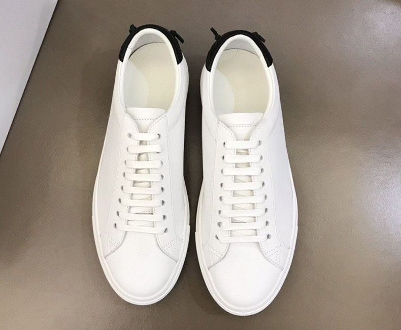 New Style Luxury Accessories Couple Style Lace-up White Sneakers Korean Version Breathable Casual Board Trendy Brand Men's Shoes_voghion.com