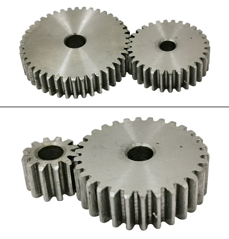 1 Stück Stirnradgetriebe 1M60/61/62/63/64/65/66/67T Grobloch 8mm Rad 45# Kohlenstoffstahl Material Motorgetriebe Gesamthöhe 10mm_voghion.com
