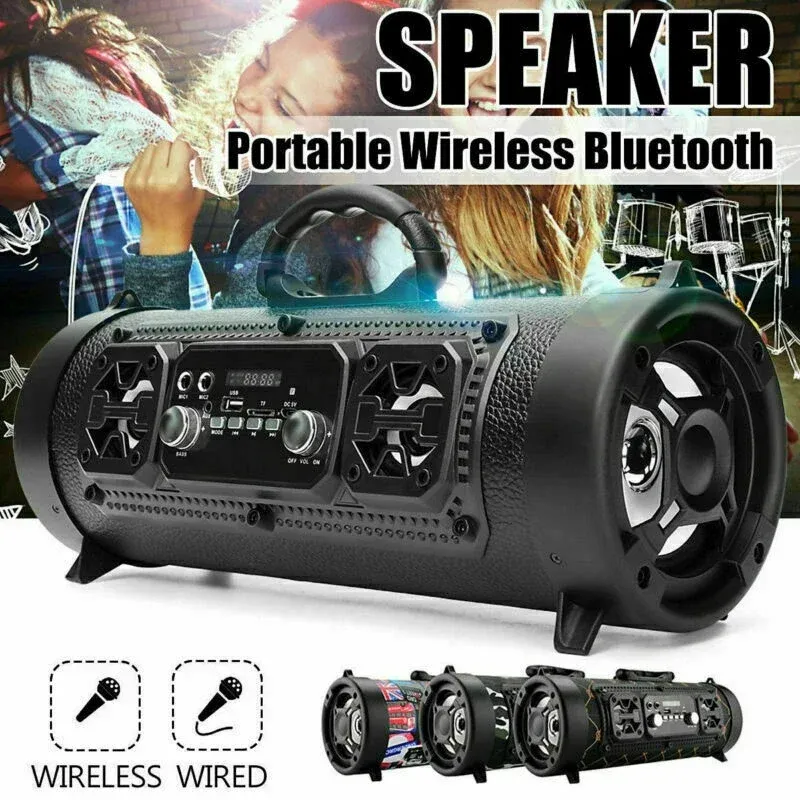 M17 cyder K song trådløs bluetooth højttalerkort udendørs bærbar radio subwoofer 3,5 mm lydstik_voghion.com