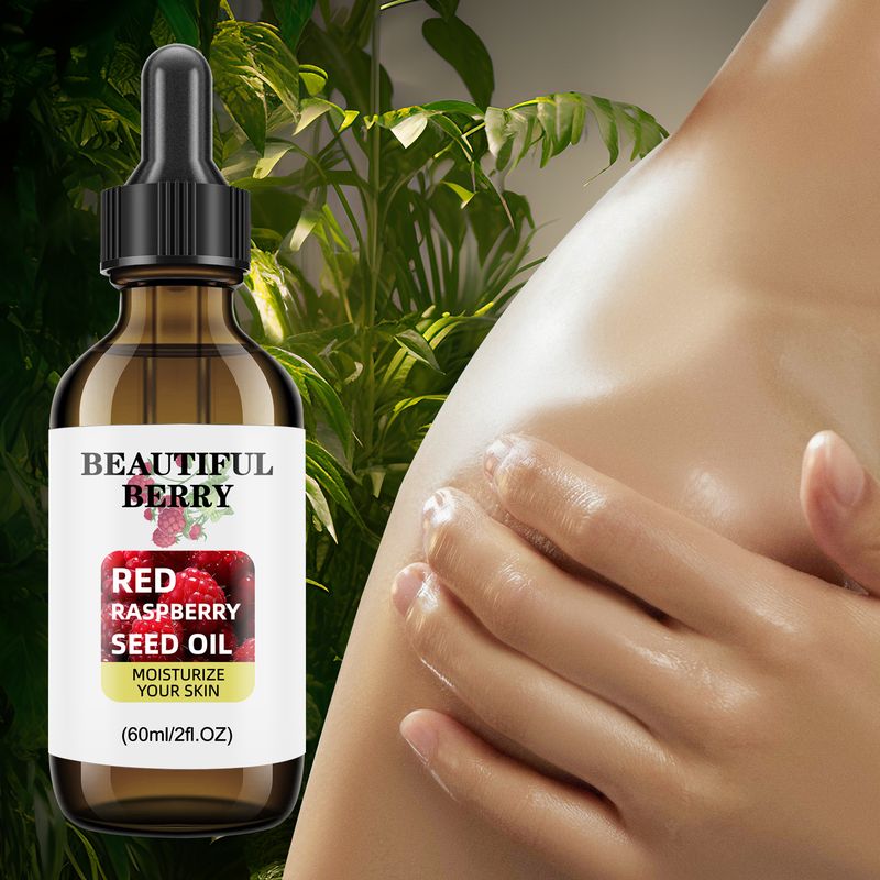 Compound Raspberry Seed Cold Pressed Process Hospital Grade Natural Antioxidant Fast Absorption Facial Base Oil_voghion.com