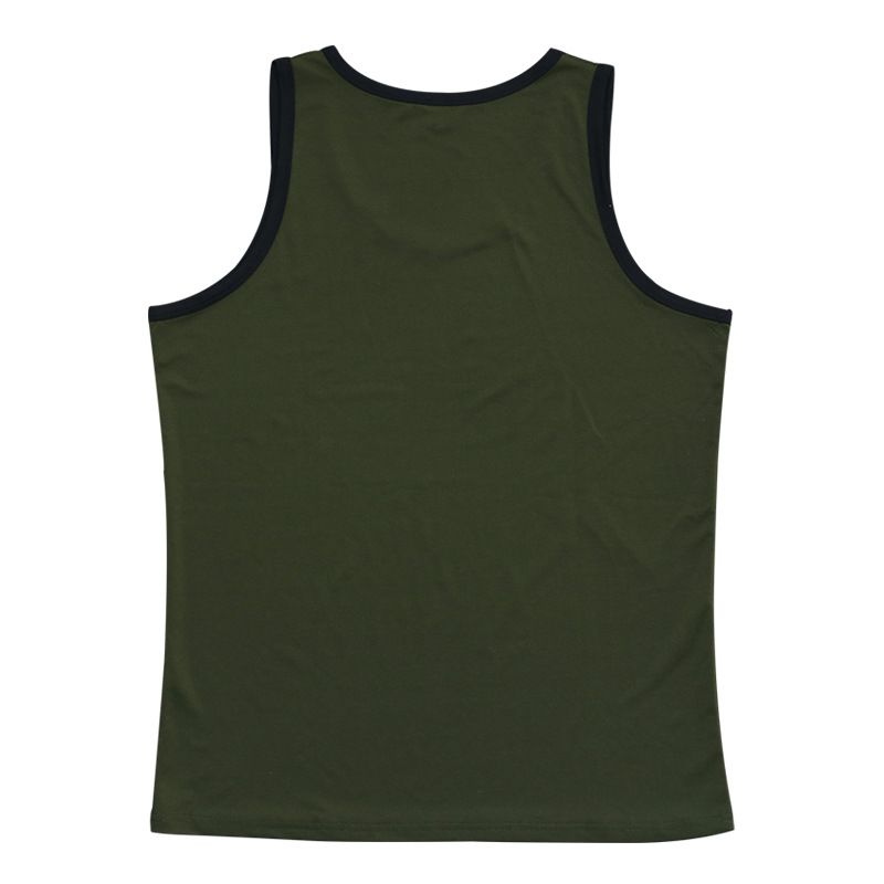 Chaleco deportivo informal de verano para hombre, ajustado, con colores básicos a juego, estilo europeo y americano._voghion.com