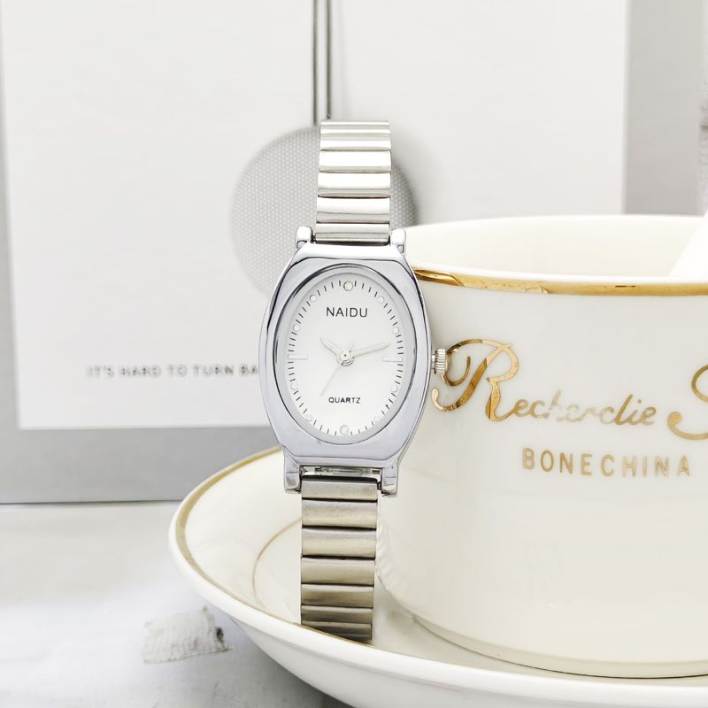 Fashion For Women, Student Style, Light Luxury, Niche Oval Shape, Elegant Small Dial, High-end Quartz Watch_voghion.com