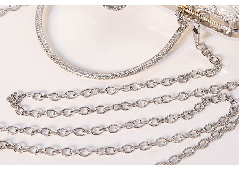 Abendtasche Quaste Abendtasche mit Kleid Handtasche Diamant Clutch_voghion.com