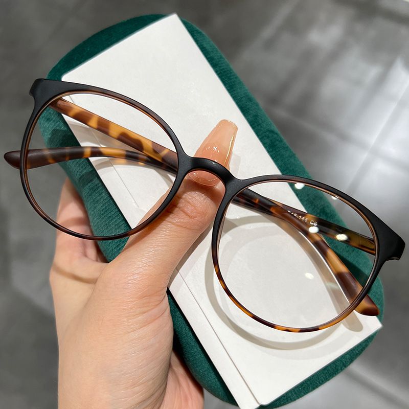 Nowości Modne okrągłe okulary blokujące niebieskie światło Minus Okulary damskie męskie Przezroczyste Klasyczne okulary korekcyjne Dioptrie_voghion.com