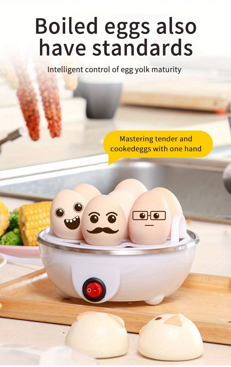 RYYD Smart Egg Cooker - Auto Shut Off|Compact 1-Person|CE Certified_voghion.com