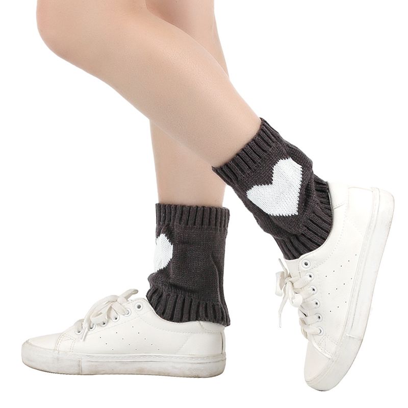 Warm knit socks and boots and leg warmers acrylic wool foot warmers_voghion.com