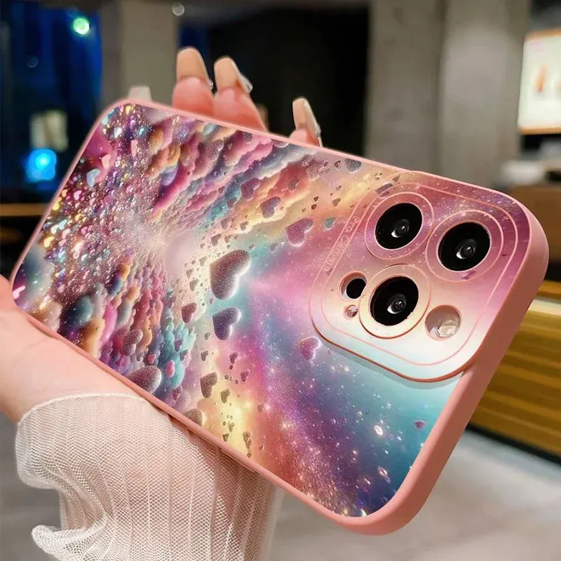 Aurora Gradient Phone Case For Xiaomi Redmi 13 4G 12C 13C 14C Note 14 13 12 11 10 Pro Plus 11S 12S 10S Soft Silicone Cover Funda_voghion.com