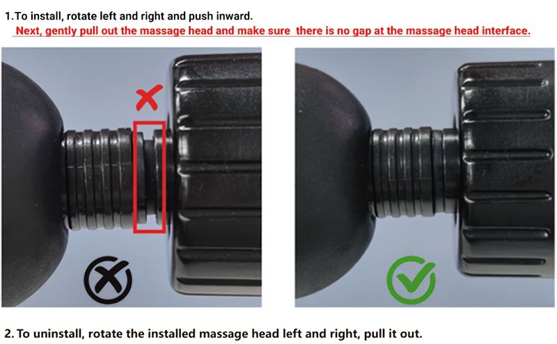 Przenośny elektryczny masażer mięśni, pistolet do masażu głębokich tkanek pleców, szyi i ramion, 30 prędkości, 9 głowic, prezent biurowy dla współpracowników i przyjaciół_voghion.com