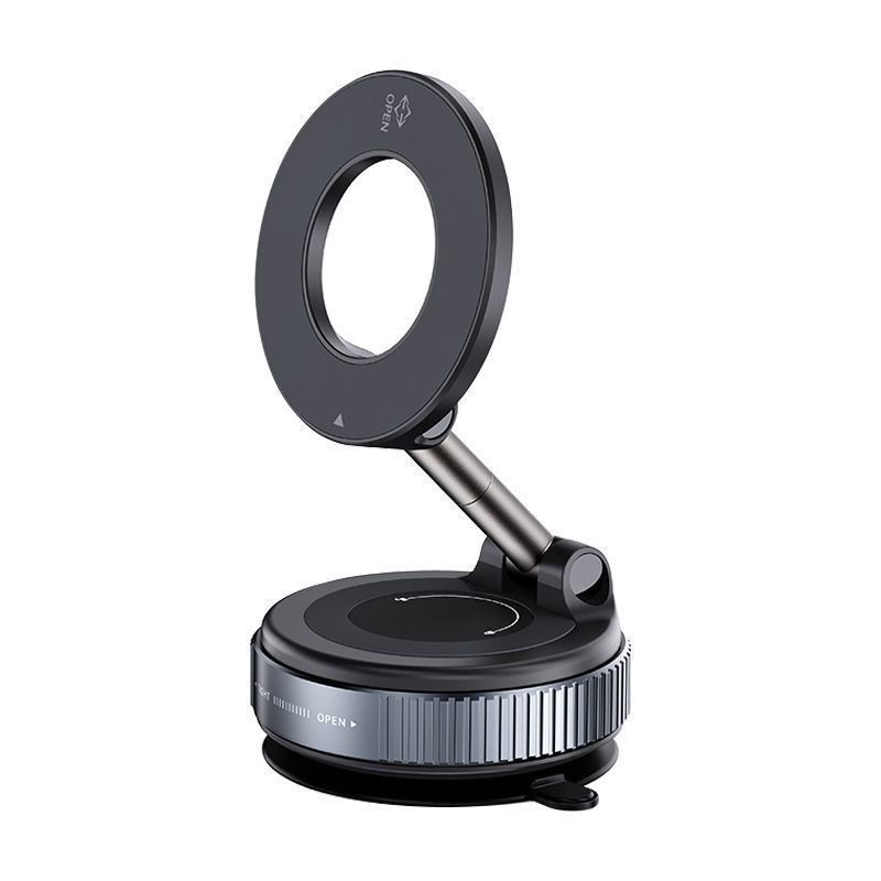 Foldable K007 Desktop Vacuum Suction Cup Magnetic Phone Navigation Holder Car Study_voghion.com