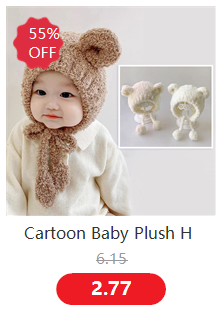 Mode Winter Baby Beanie Mütze Cartoon Bär Gehörschutz Strickmütze für Kleinkind Jungen Mädchen Niedliche koreanische warme Kinder Häkelmützen_voghion.com