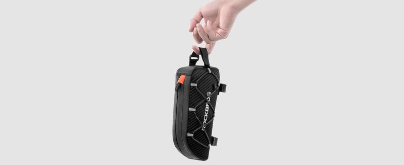 Sacoche de cadre ROCKBROS pour vélo de route VTT 1 L réfléchissante_voghion.com